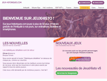 Tablet Screenshot of jeux-historiques.com